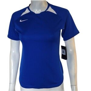 Nike jersey women’s XS Royal Blue White DriFit Football Soccer Short Sleeves